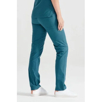 Hemşire Forması Petrol Yeşili Tek Alt Terikoton İnce Kumaş Dr Greys Kesim