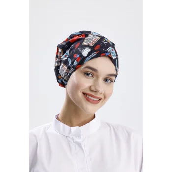 Koyu Reçete Desenli Cerrahi Bone