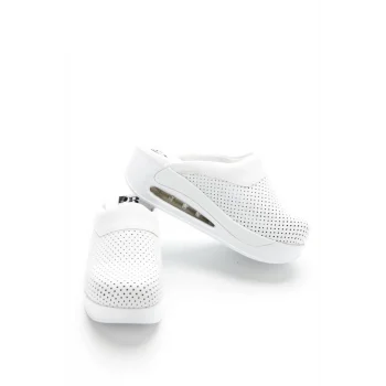 Sabo Classic Perforated White Clog