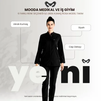 Sİyah Renk Rosa Model Likralı Kumaş Tek Renk Takım Forma