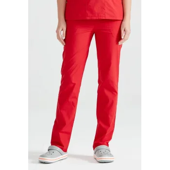 Tek Alt Kırmızı Terikoton İnce Kumaş Dr Greys Kesim