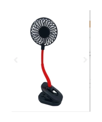 Portatif Işıklı Mini Klipsli Fan