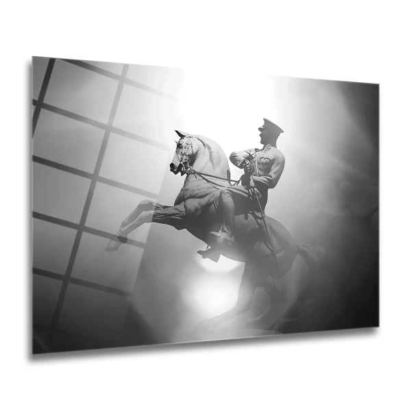 Atatürk At Üzerinde Cam Tablo