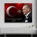 Vatanını En Çok Seven Görevini En İyi Yapandır Cam Tablo
