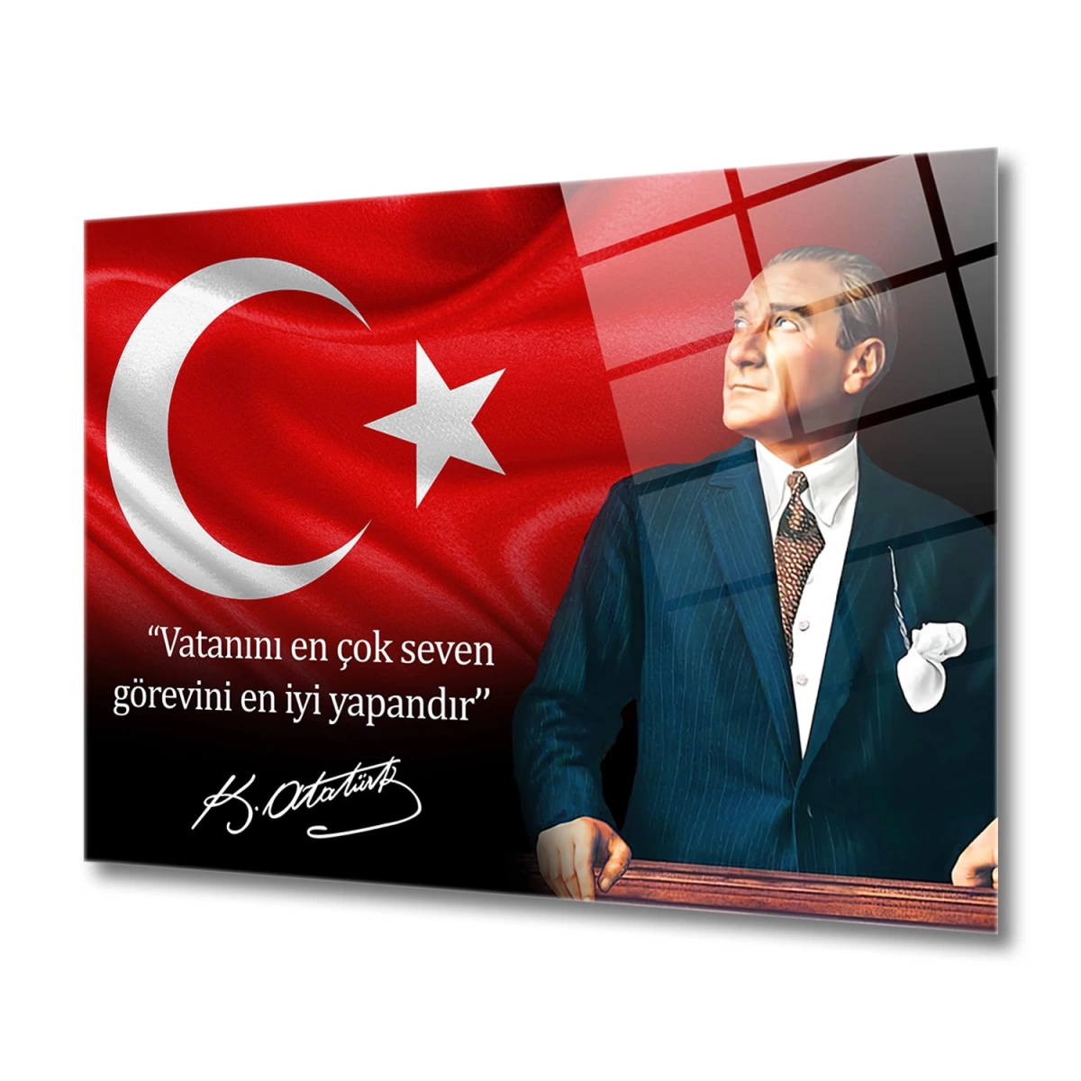 Atatürk Cam Tablo