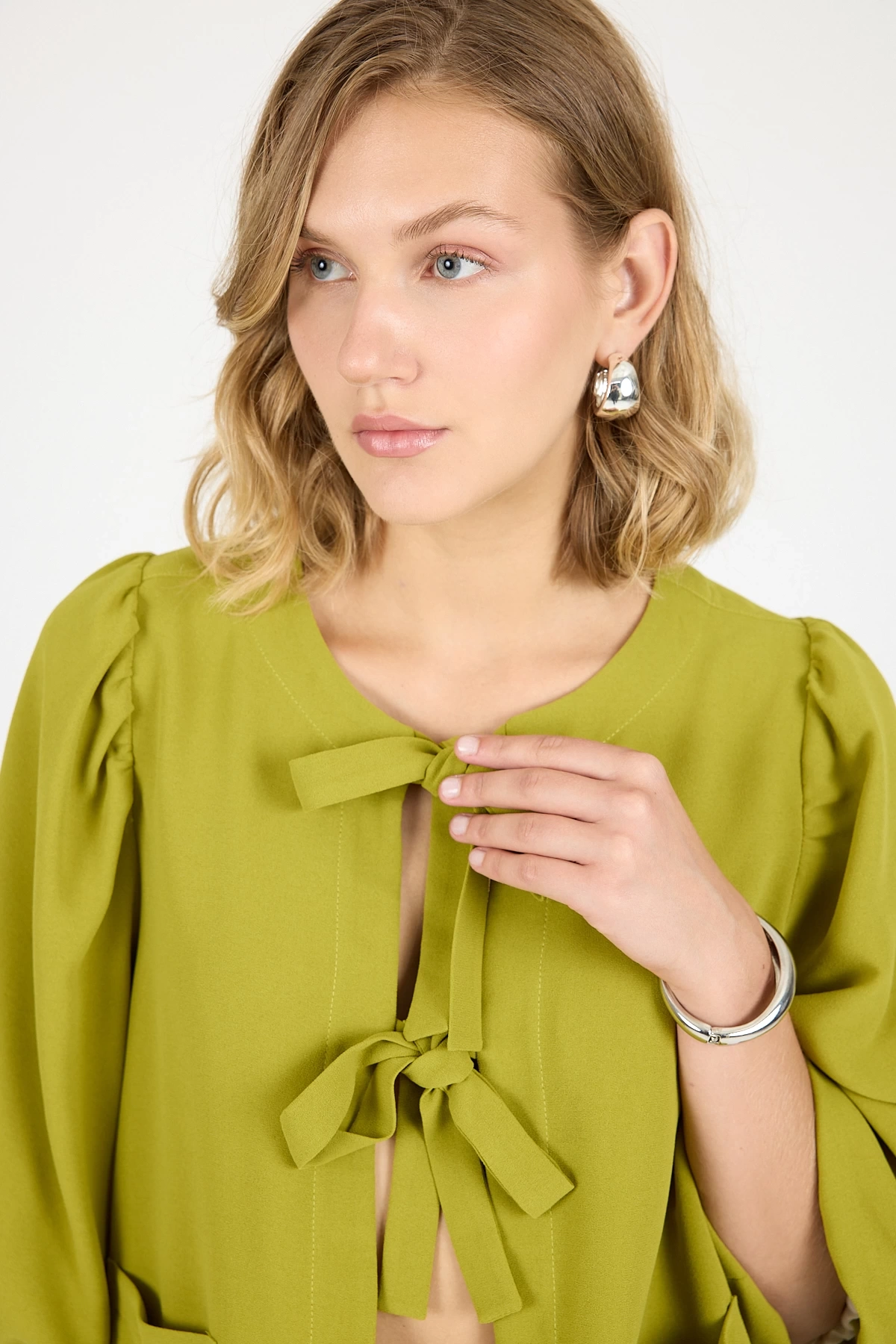 2J252202 KREP BAĞLAMALI CEKET ASİT