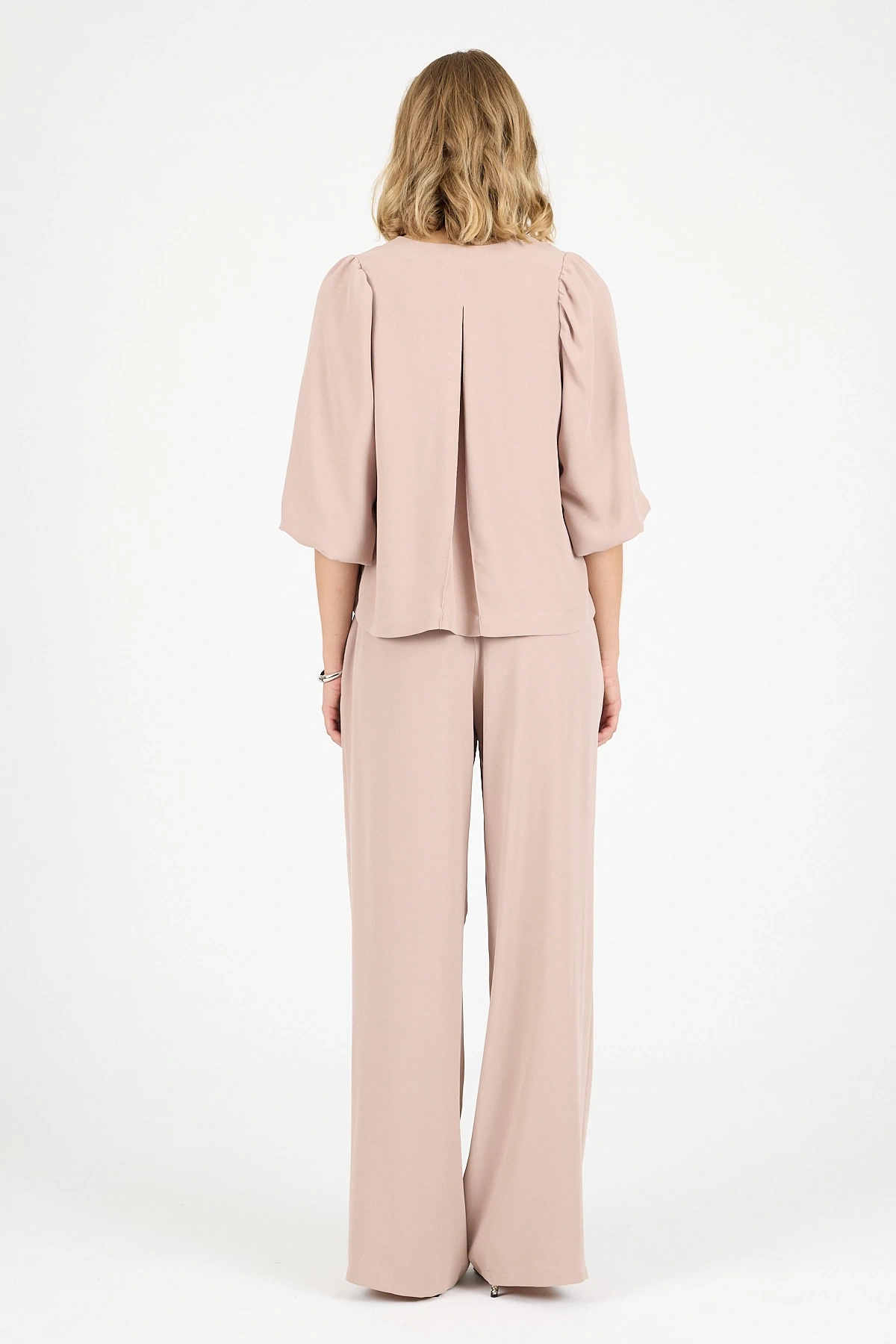 2J252202 KREP BAĞLAMALI CEKET BEJ