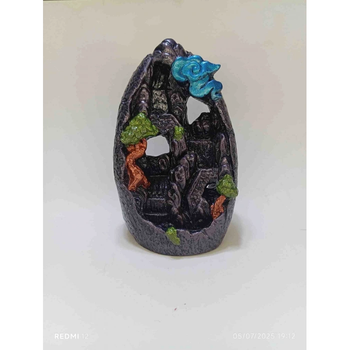 Tedi Sanat Otantik Dağ Geri Akış Şelale Tütsülük