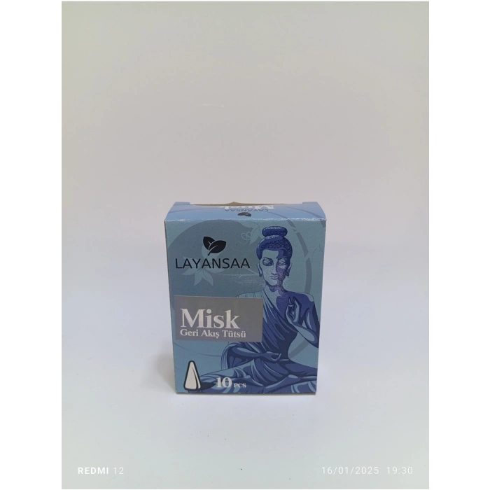 Layansaa Misk Musk Geri Akış Tütsü konik 30 adet (3 kutu)