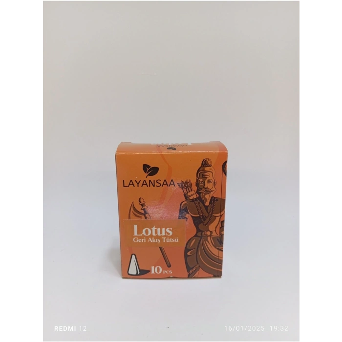 Layansaa Geri Akış Konik Tütsü LOTUS 30 adet (3 kutu)