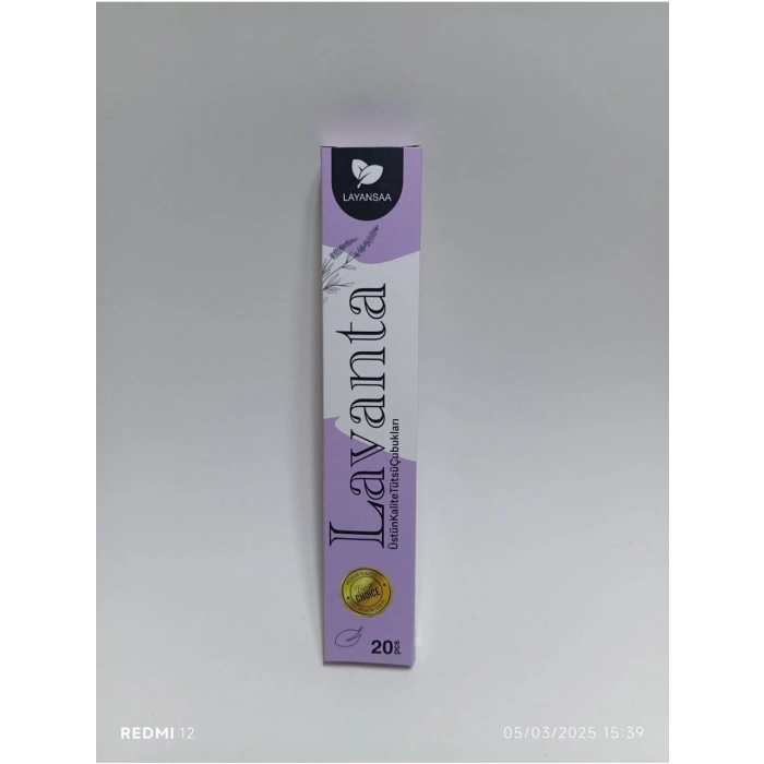 Çubuk Tütsü LAVANTA (LAVANDER) 60 ADET(3 paket) LAYANSAA