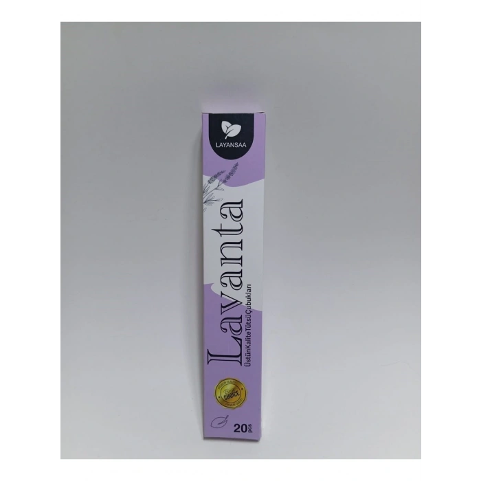 ÇUBUK TÜTSÜ LAVANTA 20 ADET (1 PAKET) LAVANDER LAYANSAA