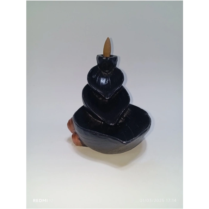 Yaprak Tütsülük (10 adet tütsü hediyeli) Geri Akışlı Tütsülük Buhurdanlık