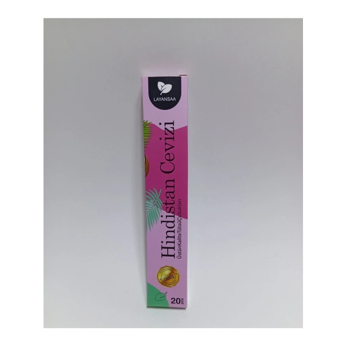 ÇUBUK TÜTSÜ COCONUT (HİNDİSTAN CEVİZİ) 20 ADET (1 PAKET) LAYANSAA