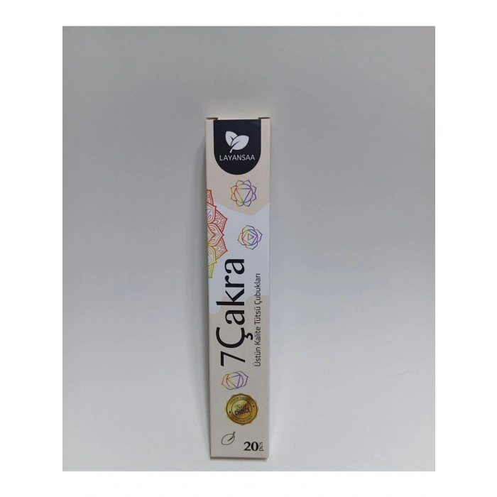 ÇUBUK TÜTSÜ 7 ÇAKRA 20 ADET (1 PAKET) LAYANSAA