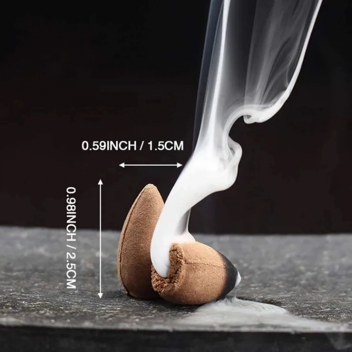 Lüks Altın Ejderha Tasarımlı Şelale Tütsülük – Geri Akışlı Duman Efekti + 10 Adet Tütsü Hediyeli