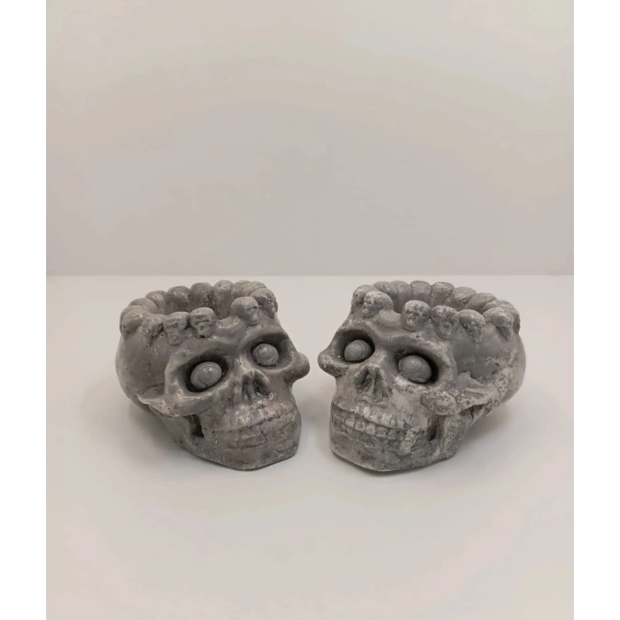 Tedi Sanat Kuru Kafa Kül Tablası Küllük 2 adet