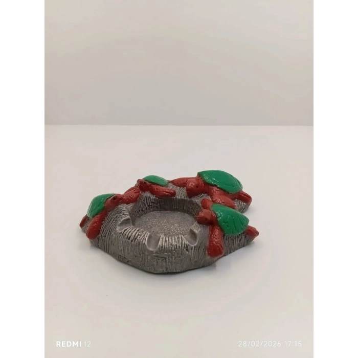 Tedi Sanat Dekoratif Kaplumbağa Küllük
