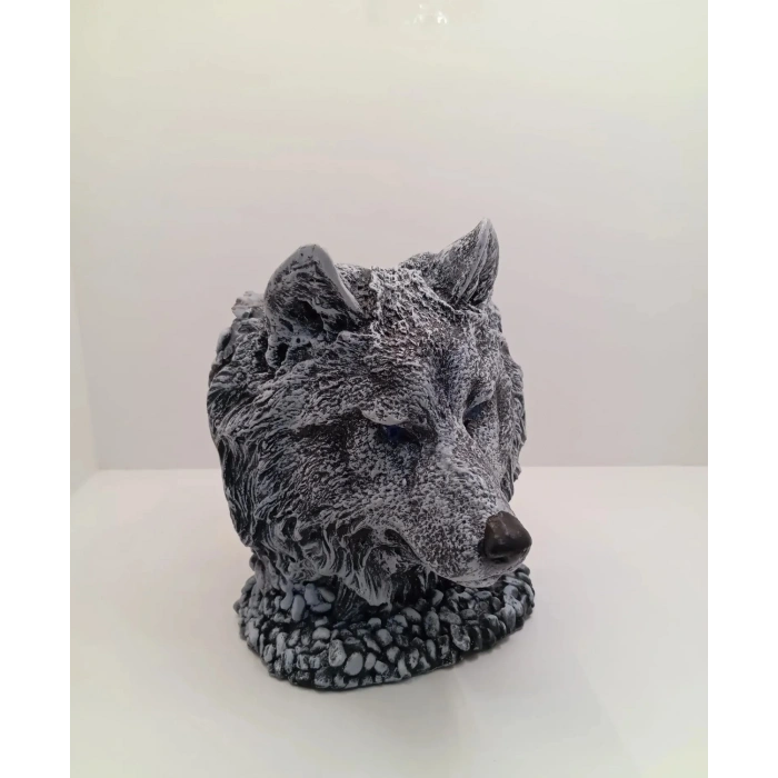 Tedi Sanat Kurt Büst Saksı