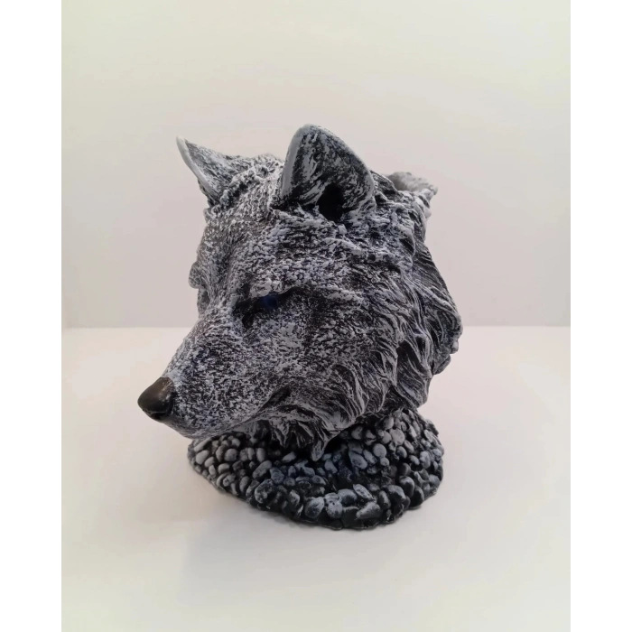 Tedi Sanat Kurt Büst Saksı