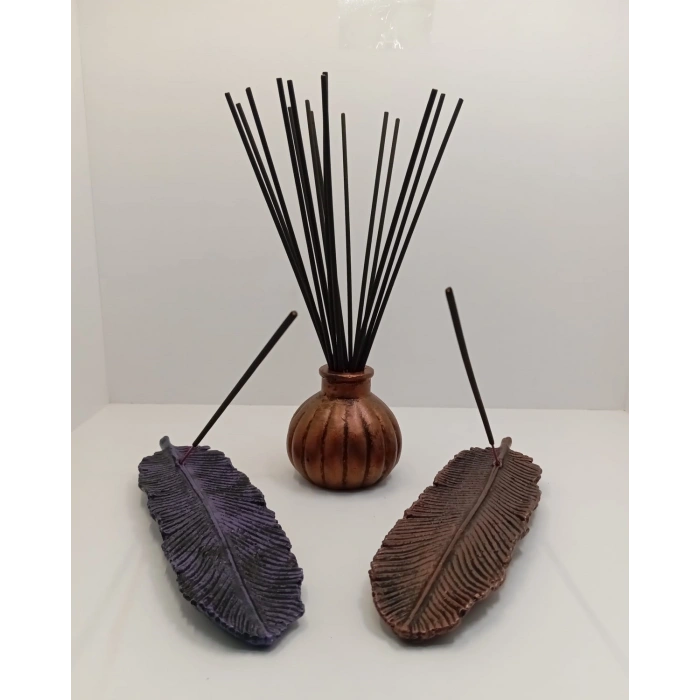 Tedi Sanat Tüy Çubuk tütsülük 2 Li +20 adet çubuk tütsü HEDİYELİ