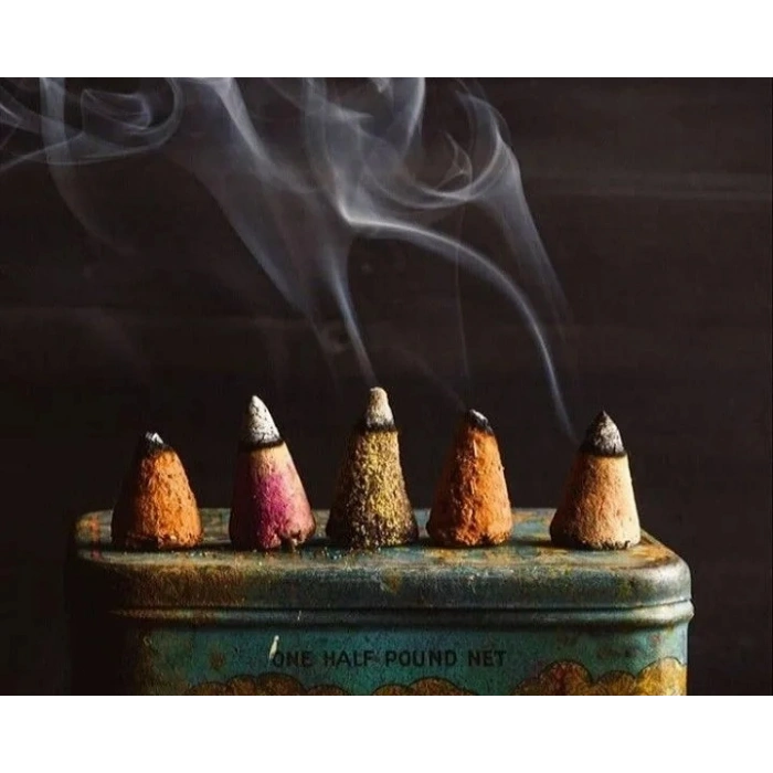 Tedi Sanat Gnome Cüce Dekoratif Konik Tütsülük Buhurdanlık (10 ADET TÜTSÜ HEDİYELİ)