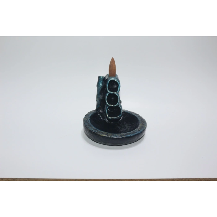 Tedi Sanat Bambu Dekoratif Geri Akış Şelale Tütsülük Buhurdanlık