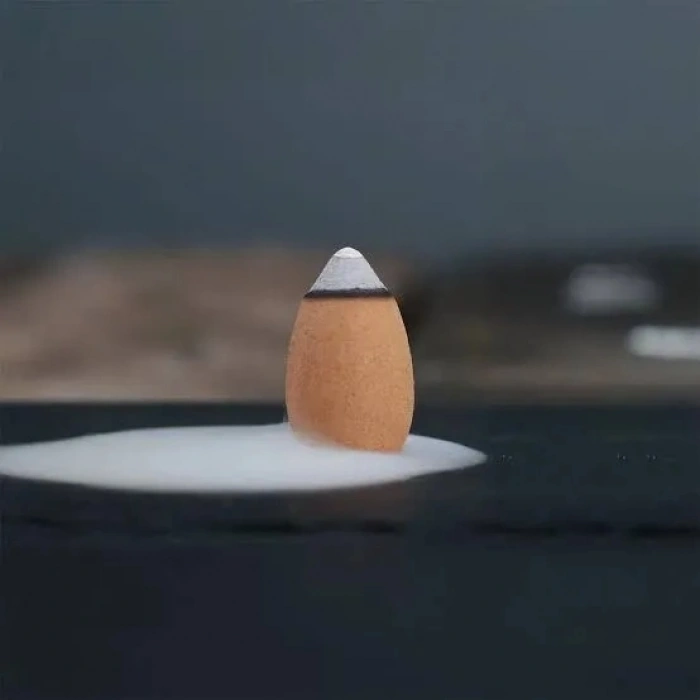 Tedi Sanat Mini Dağ ve Mini Dalgalı Şelale Geri Akış Tütsülük Buhurdanlık 2li