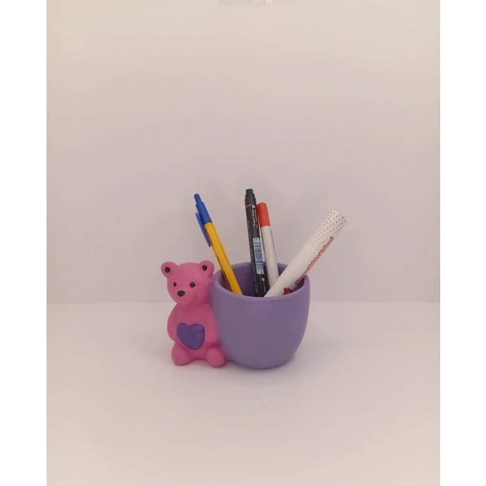 Tedi Sanat Ayıcıklı Kalemlik