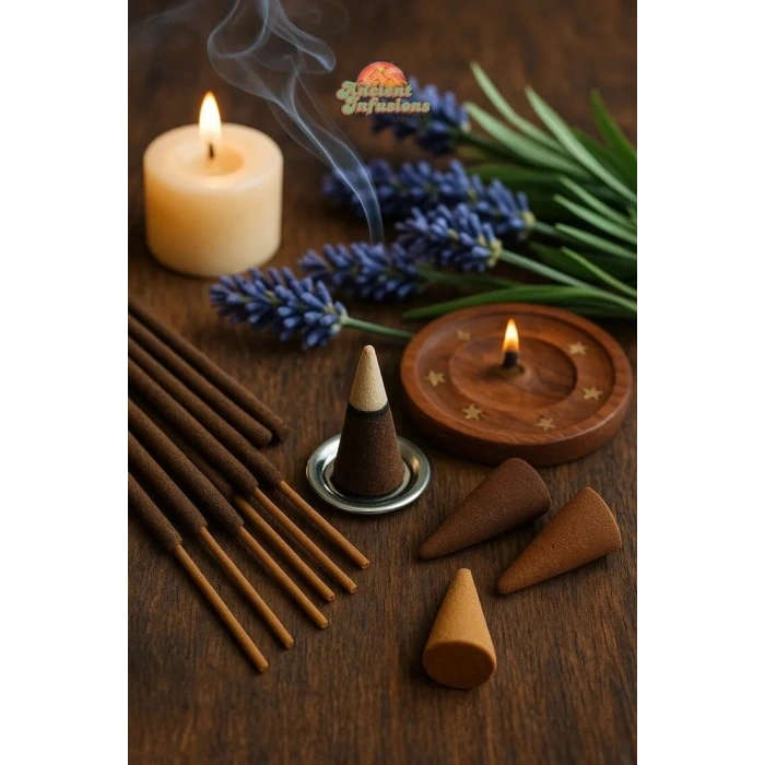 Tedi Sanat Mini Ay Geri Akış Şelale Tütsülük Buhurdanlık 2 Li (10ADET Tütsü Hediyeli)