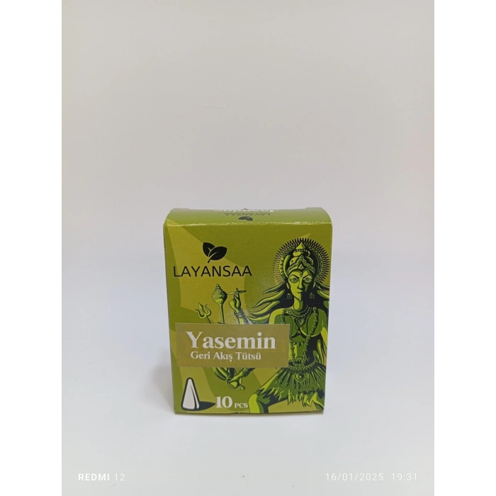 Tedi Sanat Geri Akış Tütsü Yasemin 30ADET (3 Kutu) Layansaa