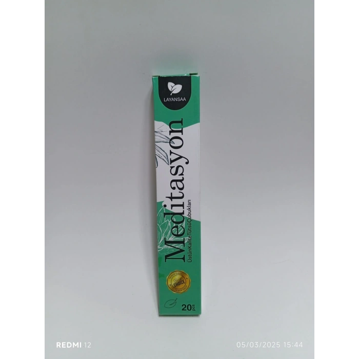 Tedi Sanat Çubuk Tütsü Meditasyon 60ADET (3 Paket) Layansaa