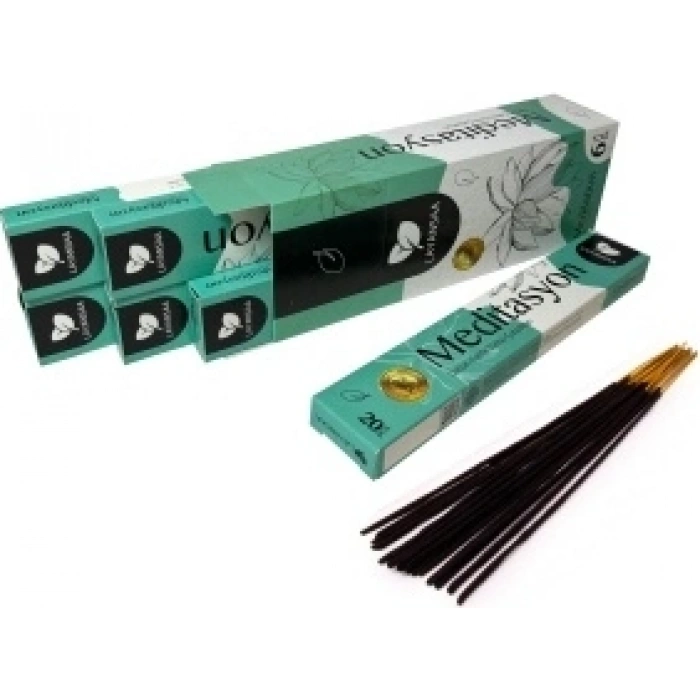 Tedi Sanat Çubuk Tütsü Meditasyon 60ADET (3 Paket) Layansaa