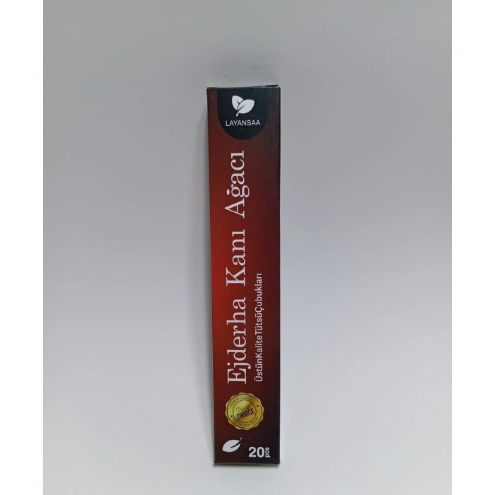 Tedi Sanat Çubuk Tütsü Dragon Blood 20ADET (1 Paket) Ejderha Kanı Ağacı Layansaa