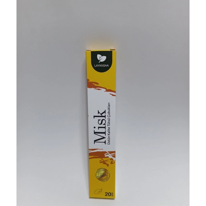 Tedi Sanat Çubuk Tütsü Musk - Misk 20 Adet (1 Paket) Layansaa