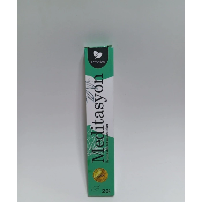 Tedi Sanat Çubuk Tütsü Meditasyon 20 Adet (1 Paket) Layansaa