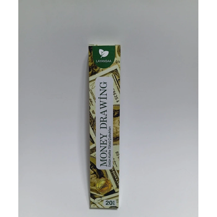 Tedi Sanat Çubuk Tütsü Para Çeken Money Drawing 20 Adet (1 Paket) Layansaa