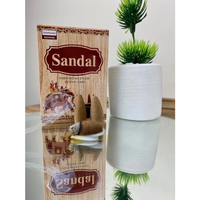 Darshan Sandal Geri Akış Tütsüsü 10 Adet
