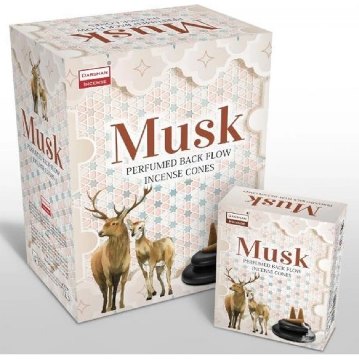 Darshan Misk Tütsü Geri Akış, 10 Adet Tütsü, Oda Kokusu