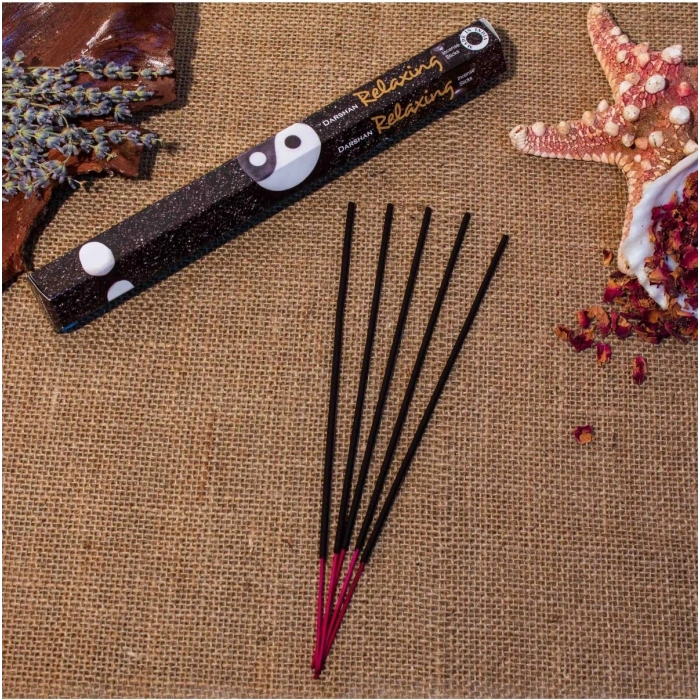 Darshan International Relaxing(Rahatlatıcı) Hexa 20li Çubuk Tütsü (1 Saate Kadar Yanma Süresi)