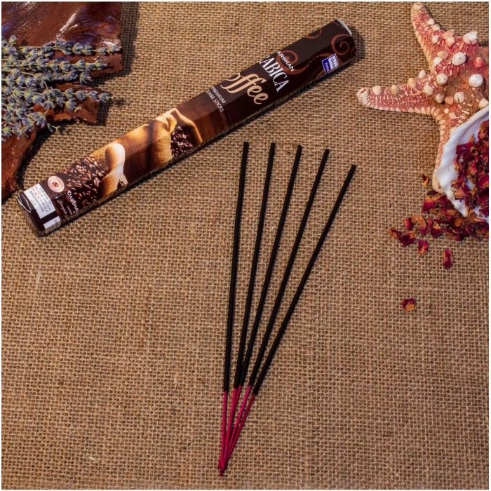 Darshan International Arabica Coffee Hexa 20li Çubuk Tütsü (1 Saate Kadar Yanma Süresi)