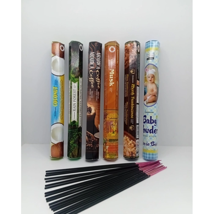 Tedisanat 120 Adet (6 Lı) Çubuk Tütsü Darshan