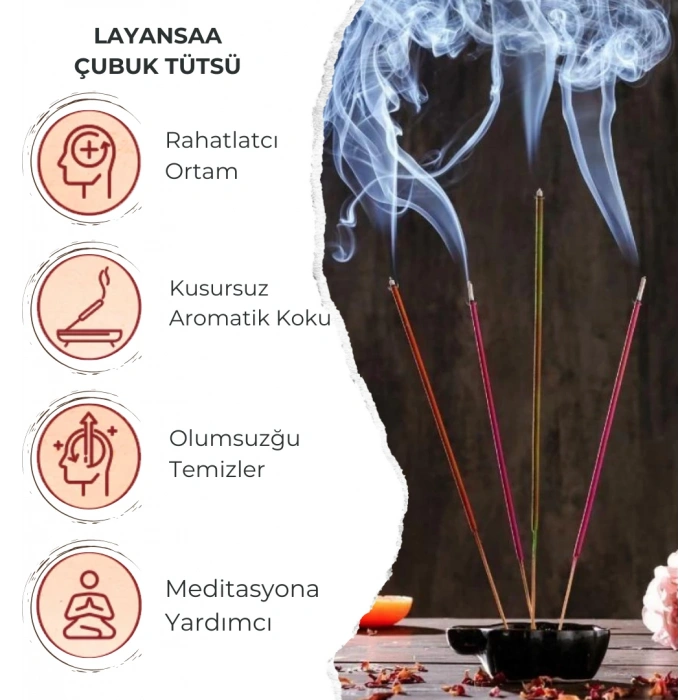 Layansaa Sivri Sinek Önleyici Çubuk Tütsü 20 Adet