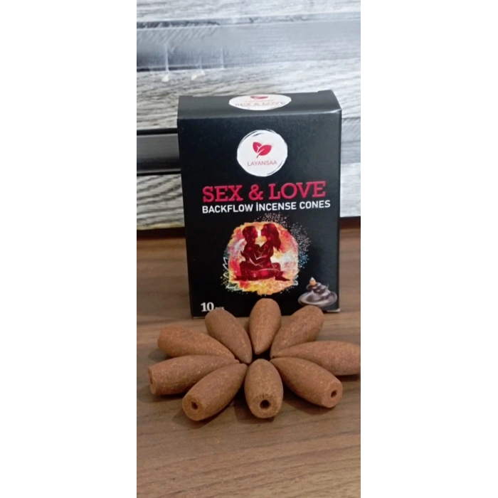 Layansaa 10 Adet Geri Akış Tütsü Aşk&love Kokulu