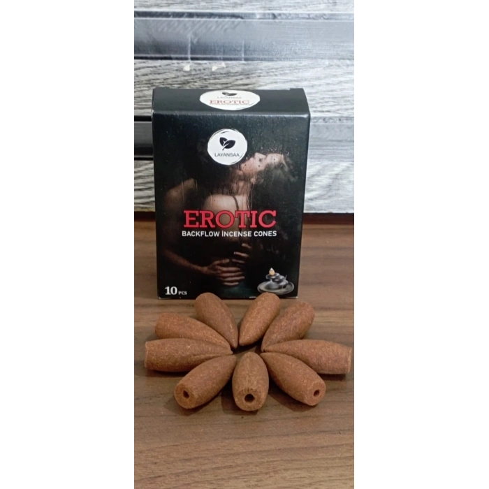 Layansaa 10 Adet Geri Akış Tütsü Erotic Kokulu