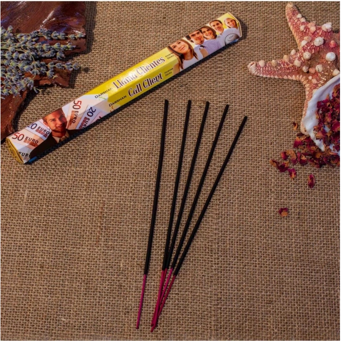 Darshan International Call Client Hexa 20li Çubuk Tütsü (1 Saate Kadar Yanma Süresi)