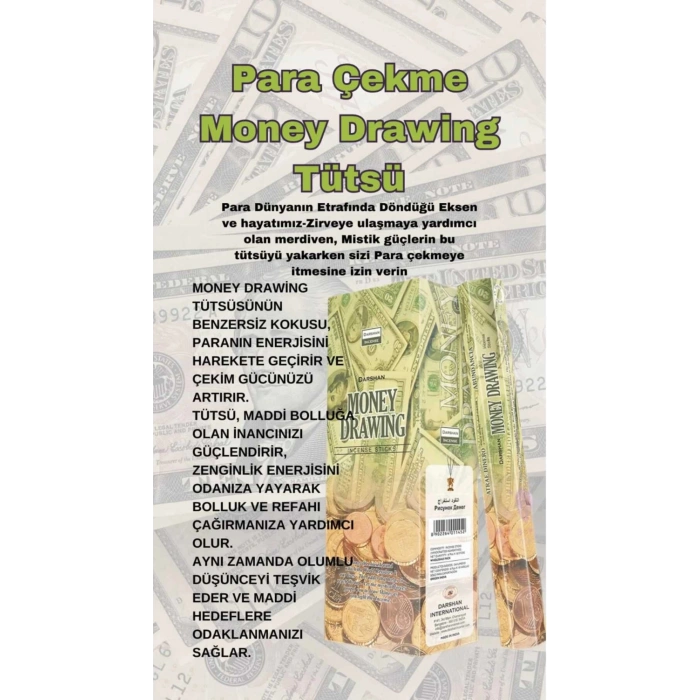Para Çekme Money Drawing Tütsü 20 Çubuk