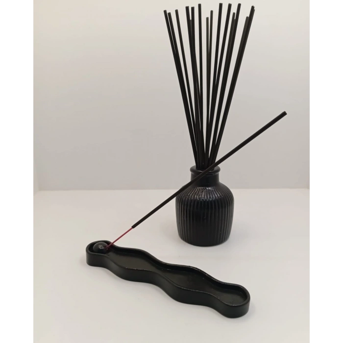 Tedisanat Dalga Çubuk Tütsülük | Dekoratif Tütsü Tutucu & Ev Ofis Aksesuarı