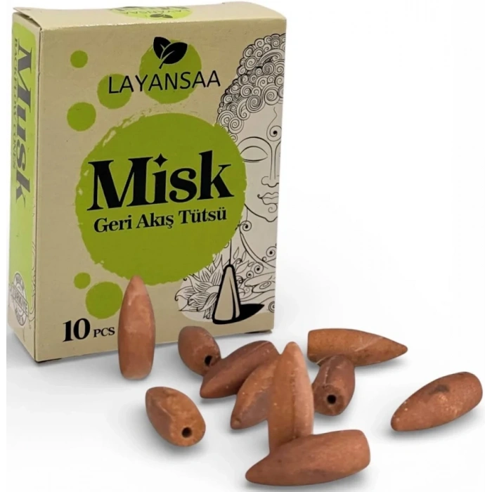 Tedisanat Amber Misk Konik Tütsü | Yoğun Kalıcı Koku & Aromaterapi Konik Tütsü 2 li