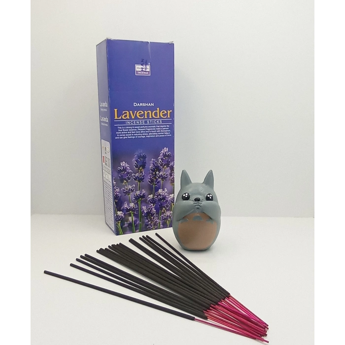 Tedisanat Totoro Tasarımlı Tütsülük Seti – 20 Adet Tütsü Hediyeli Dekoratif Tütsü Yakma Aparatı